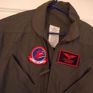 2 Top Gun Flight Suits  with patches  for  Halloween